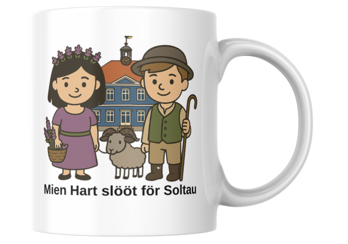 Tasse mit Soltau-Motiv