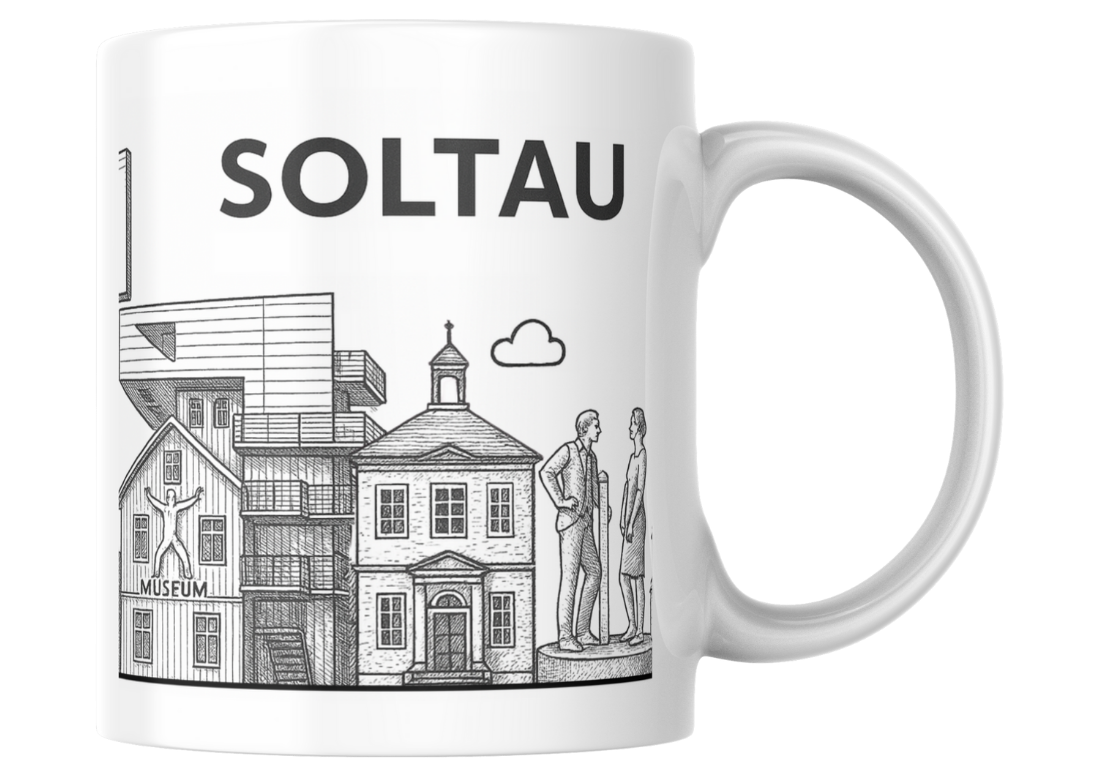 Tasse mit Soltau-Motiv